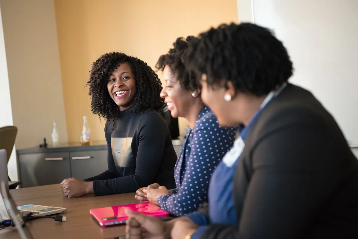 A diverse team in a planning meeting